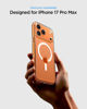 Picture of Spigen for iPhone 17 Pro Max Case, Ultra Hybrid MagFit [TPU Covered Camera Control] [Anti-Yellowing] [Compatible with Magsafe] - Clear