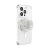 Picture of PopSockets Phone Grip for MagSafe, Magnetic Holder, Phone Stand, Clear - Clear Glitter