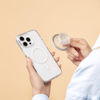 Picture of PopSockets Phone Grip for MagSafe, Magnetic Holder, Phone Stand, Clear - Clear Glitter