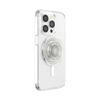 Picture of PopSockets Phone Grip for MagSafe, Magnetic Holder, Phone Stand, Clear - Clear Glitter