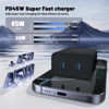 Picture of QZIIW Super Fast Samsung Charger Type C,45W Dual Port USB C Fast Charger Block [2-Pack] & Extra Long 60W 3/6/10/10FT USB C Cable - PD Quick Charging 3.0 For Samsung Galaxy S25 Ultra/S24+/S23 iPhone 16