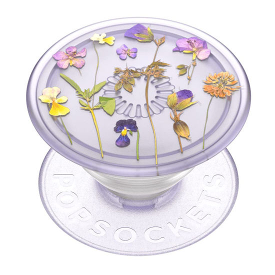 Picture of PopSockets Adhesive Phone Grip, Holder, Phone Stand, Plant-based - Purple Fields