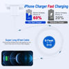Picture of Fast iPhone Charger, iPhone Charger Fast Charging 2Pack Quick Chargers 6ft Long USB C to Lightning Cable Quick Charging Cord USB Charge Block Adapter for iPhone 14 Plus/14 ProMax/13 Mini 12/11/XS/iPad