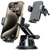 Picture of Qifutan Dash Mounted Holders Phone Holders for Your Car Phone Mount for Car Windshield Dashboard Air Vent Universal Desk Mounts Hands Free Automobile Cell Phone Holder Fit for iPhone Smartphone
