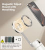 Picture of TONEOF 68" Magnetic Selfie Stick Tripod with Aluminum Strong Magnetic Holder for Magsafe, 360° Rotatable Travel Phone Tripod Stand with Metal Ring & Rechargeable Remote for iPhone/Android(Beige Gray)