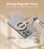 Picture of TONEOF 68" Magnetic Selfie Stick Tripod with Aluminum Strong Magnetic Holder for Magsafe, 360° Rotatable Travel Phone Tripod Stand with Metal Ring & Rechargeable Remote for iPhone/Android(Beige Gray)