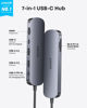 Picture of Anker USB C Hub, 7-in-1 Multi-Port USB Adapter for Laptop/Mac, 4K@60Hz USB C to HDMI Splitter, 85W Max Power Delivery, 3xUSBA & C 3.0 Data Ports, SD/TF Card, for Type C Devices (Charger Not Included)