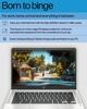 Picture of HP Chromebook 14 Laptop, Intel Celeron N4120, 4 GB RAM, 64 GB eMMC, 14" HD Display, Chrome OS, Thin Design, 4K Graphics, Long Battery Life, Ash Gray Keyboard (14a-na0226nr, 2022, Mineral Silver)