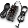 Picture of PIOEVTKA Replacement for HP Laptop Charger 65W 45W Computer Charger Smart Blue Tip Power Adapter