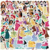 Picture of 100Pcs Cool Character Princess Stickers for Water Bottles Skateboard Luggage Laptop Bumper Waterproof Vinyl Disney Stickers Bulk for Boys Teens Adults (Princess)