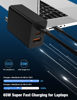 Picture of 2Pack 100W USB C Wall Charger Block, 3-Port USB C Charging Adapter,65W Type C Super Fast Charging Power Plug Cube for MacBook Pro/Air,i-Pad Pro,i-Phone 17/16/15, Galaxy S25,and More-Black