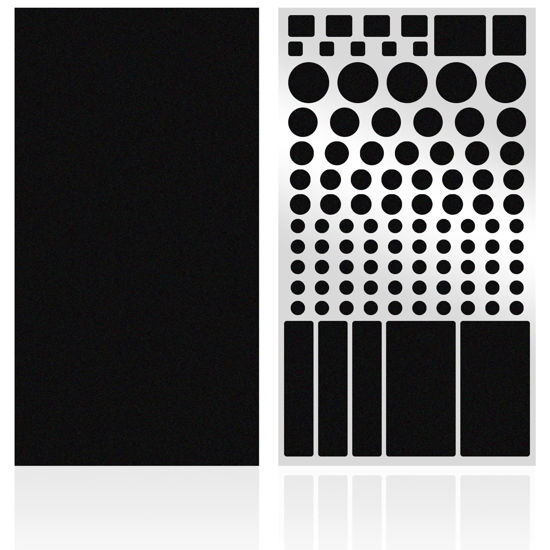 Picture of FLANCCI LED Light Blocking Stickers, Light Dimming Stickers, (2 Sheets) Dimming Sheets (2 Sheets 80%)