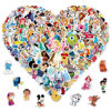 Picture of 200pcs Kids Disney Princess Cute Cartoon Character Stickers - Movie Decorative Waterproof Stickers for Kids, Teens & Adults
