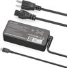Picture of Dzytnsy 65W USB C Charger Compatible with Lenovo Thinkpad/Yoga/Chromebook Laptop Computer 65W 45W USB C Fast Power Adapter