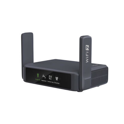 Picture of GL.iNet GL-BE3600 (Slate 7) Portable Travel Router, Pocket Dual-Band Wi-Fi 7, 2.5G Router, Portable VPN Routers WiFi for Travel, Public Computer Routers, Business Trip, Mobile/RV/Cruise/Plane
