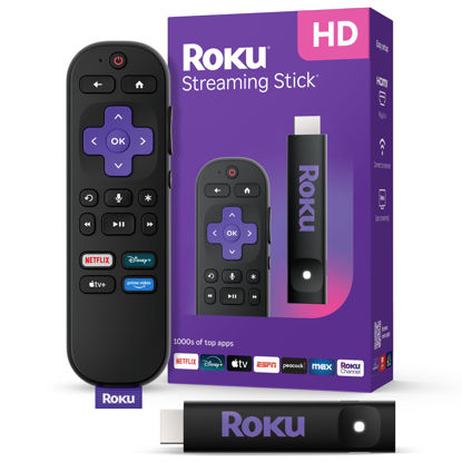 Picture of Roku Streaming Stick HD 2025 - HD Streaming Device for TV with Roku Voice Remote, Free & Live TV