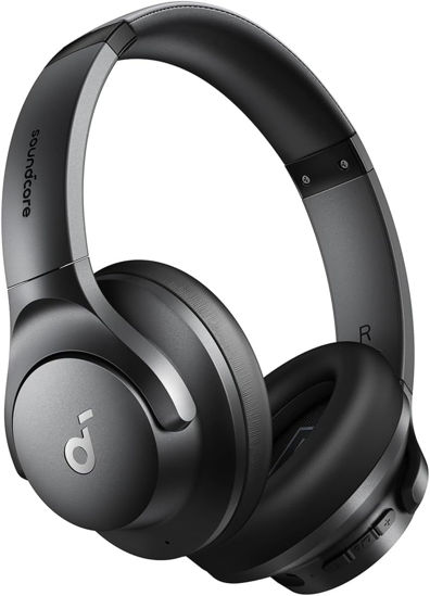 Picture of Soundcore by Anker Q20i Hybrid Active Noise Cancelling Headphones, Wireless Over-Ear Bluetooth, 40H Long ANC Playtime, Hi-Res Audio, Big Bass, Customize via an App, Transparency Mode