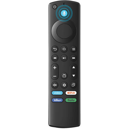 Picture of ORQRQO Replacement Remote for All Fire Series, TV Stick (HD, 4K, 4K Max, Lite), TV Cube and Omni, Insignia, Toshiba, Smart TVs, with Voice Control