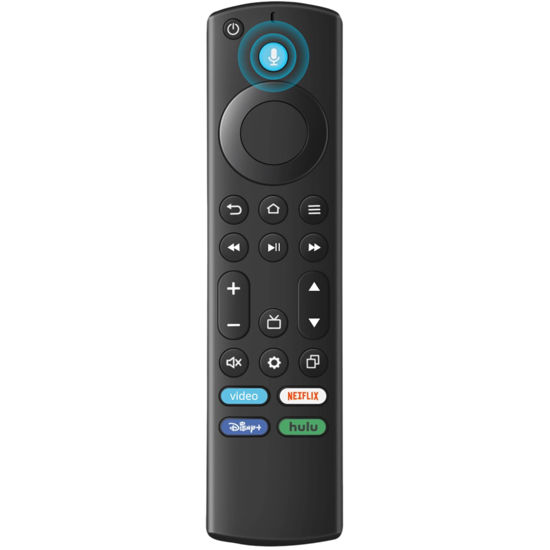 Picture of ORQRQO Replacement Remote for All Fire Series, TV Stick (HD, 4K, 4K Max, Lite), TV Cube and Omni, Insignia, Toshiba, Smart TVs, with Voice Control