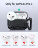 Picture of ESR for AirPods Pro 3 Case (2025), Compatible with Airpods Pro 3rd Generation Case (USB-C Cable), Magnetic Lid, MagSafe Ready, Powerful Drop Protection, Cyber Series, Black