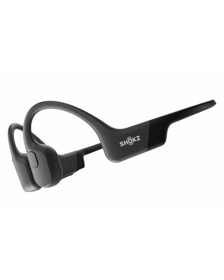 Picture of SHOKZ OpenRun Bone Conduction Headphones,Open-Ear Bluetooth Wireless Sport Headphones for Running & Workout,Sweat Resistant, Long 8H Playtime,Mic,Hair Band-Standard-Black
