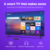 Picture of Roku Smart TV 2025 - 55-Inch Select Series, 4K HDR TV - Roku TV with Enhanced Voice Remote - Flat Screen LED Television with Wi-Fi for Streaming Live Local News, Sports, Family Entertainment