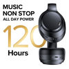 Picture of Hybrid Active Noise Cancelling Bluetooth 6.0 Headphones 120H Playtime 6 ENC Clear Call Mic, Over Ear Headphones Wireless with Hi-Res Audio Comfort Earcup Low Latency ANC Headphone for Travel Workout