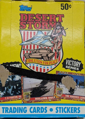 Picture of Topps Desert Storm Coalition for Peace Trading Cards Box - 36 Count (288 Pieces)