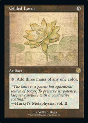 Picture of Magic: the Gathering - Gilded Lotus (080) - Schematic - The Brothers' War Retro Artifacts