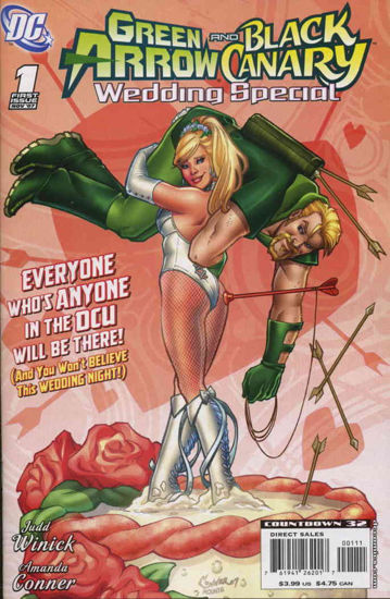 Picture of Green Arrow/Black Canary Wedding Special #1 VF ; DC comic book | Judd Winick Amanda Conner Cake