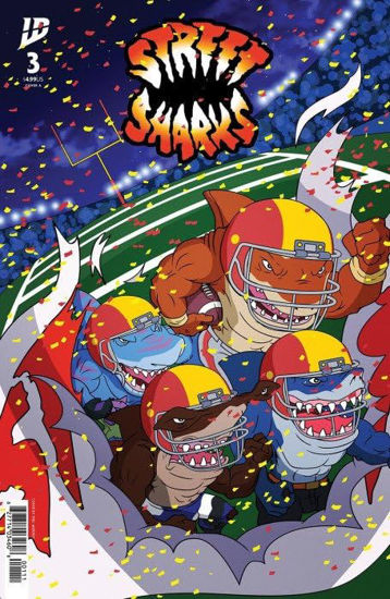 Picture of Street Sharks (IDW) #3A VF/NM ; IDW comic book | Football Cover
