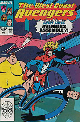 Picture of West Coast Avengers #46 VG ; Marvel comic book | 1st Appearance Doorman & Great Lakes Avengers