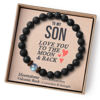 Picture of THEMEROL Mens Valentines Day Gifts Him Kids Teens Boys Gift Idea Teenage Bracelets Beaded Son 12 14 16 18 Year Old Birthday Cool Unique Confirmation Easter Basket Stuffer Graduation Christmas Stocking