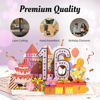 Picture of 16th Birthday Card for Women Her, Large 3D Pop Up 16th Birthday cards for Mom Wife, Happy 16 Year Old Birthday Decorations for Grandma, Mother, Daughter Funny Birthday Gifts, Back to 2010, Pink