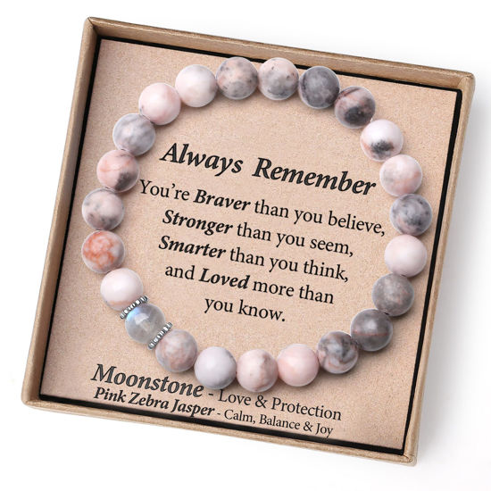 Picture of THEMEROL Valentines Day Gifts for Her Kids Teens Girls Teenage Bracelets 12 Year Old Birthday Idea Trendy Stuff Best Friend Women Daughter Granddaughter Easter Stuffers Graduation Christmas Stocking