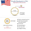 Picture of LUCKYJEWUS Small Gold Nose Ring Hoop for Women, Tiny Thin 14k Gold Filled Nose Piercing Hoop Jewelry 7mm 22G
