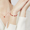Picture of PEALICIOUS Red String Bracelet, Red Bracelets for Women as Valentines Day Gifts for Kids with Heart, Galentines Gifts Kabbalah Protection Bracelet as Heart Jewelry for Friends Family