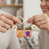 Picture of PEALICIOUS Galentines Day Gifts for Friend Toast Keychain, 2PCS Friendship Gifts for Girls as Couples Valentines Matching Keychains, Hers Bestie Keychains with Peanut Butter and Jelly for Sister