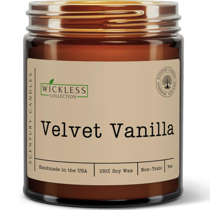 Picture of Wickless Vanilla Candles for Candle Warmer Lamp, Many Scents to Choose, 100% Non-Toxic Soy Wax, Scented Candle Melts for Warming Plate, Handmade in The USA (Velvet Vanilla)