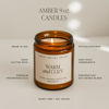 Picture of Sweet Water Decor Warm and Cozy Soy Candle - Orange Peel, Cinnamon, Ginger and Clove Scented Candles for Home - 9oz Amber Jar + Black Lid, 40+ Hour Burn Time, Made in The USA