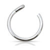 Picture of EnCharmed 925 Sterling Silver Fake Clip on Nose Ring, Handmade 20g Tiny Faux Non Piercing Huggie Hoop