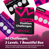 Picture of Couples Games for Adults - Position Challenges Scratch Off Cards, 40 Spicy Dares & Romantic Adventures for Couples to Build Deeper Intimacy, Fun Date Night Game, Valentines Gifts for Him & Her