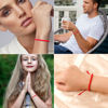 Picture of DAYANEY Red Bracelet for Women, Kabbalah Red String Bracelet as Girls Valentines Gifts, Adjustable Protection Braclet, Matching Friend Bracelets with Talisman Tibetan Christian Pulsera Roja Jewelry