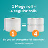 Picture of Angel Soft Toilet Paper, 18 Mega Rolls = 72 Regular Rolls, Soft and Strong Toilet Tissue