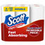 Picture of Scott Paper Towels, Choose-A-Sheet, 6 Double Rolls = 12 Regular Rolls (108 Sheets Per Roll)