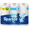 Picture of Sparkle Pick-A-Size Paper Towels, 6 Double Rolls (660 Sheets Total) - Strong 2-Ply Towels for Kitchen Cleanup and Everyday Messes