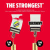 Picture of Brawny Tear-A-Square 3-Ply Paper Towels, 6 Double Rolls = 12 Regular Rolls, Strong, Absorbent, and Durable with 3 Sheet Sizes (Quarter, Half, Full)