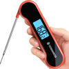 Picture of 0.5 Sec Instant Read Meat Thermometer Digital with ±0.5℉ Precision, Food Thermometer for Cooking Kitchen Gadgets, Oven Grill Candy BBQ Essentials Accessories, Gifts for Him Dad Men Birthday, Red