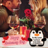 Picture of Valentines Day Gifts for Him Her, To My Love Handmade Crochet Mini Penguin Anniversary Birthday Gift for Boyfriend Girlfriend Wife Husband, Romantic I Love You Valentines Gifts for Women Men Couple