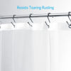 Picture of EHZNZIE Clear Shower Curtain Liner Light Weight PEVA, Shower Liner 72x72 Inches, Waterproof, No Chemical Smell with 12 Rust Proof Metal Grommets Holes for Bathroom Shower Curtain